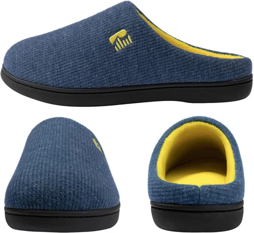 Miniatura 3 de Pantuflas RockDove para hombre de espuma viscoelástica, dos tonos