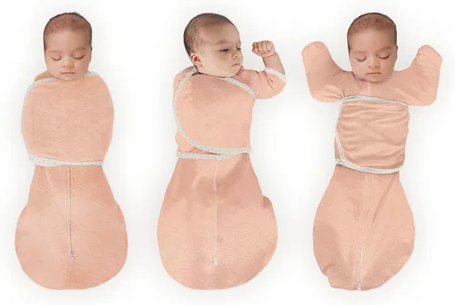Miniatura 16 de SwaddleDesigns Saco Envolvente Omni de 6 Vías con Brazos Arriba para Recién Nacido, Más Opciones para Calmar el Reflejo de Sobresalto, Mejora