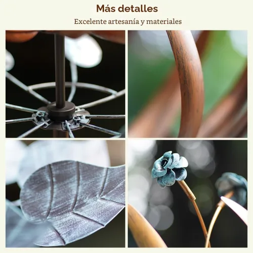 Miniatura 6 de Pure Echo Giradores de Viento para Patio y Jardín, Giradores de Viento para Exteriores de Metal Grande, 84 pulgadas Girador de Viento Cinético