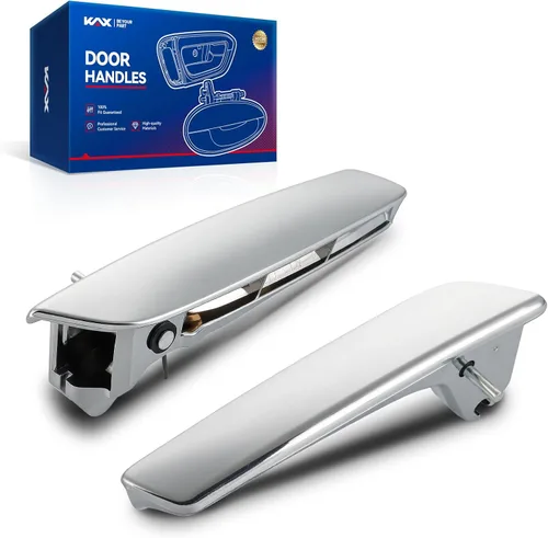 Miniatura 19 de KAX Manija de puerta exterior de ABS para conductor, 4 piezas, compatible con Toyota Tundra 2007-2019; reemplaza