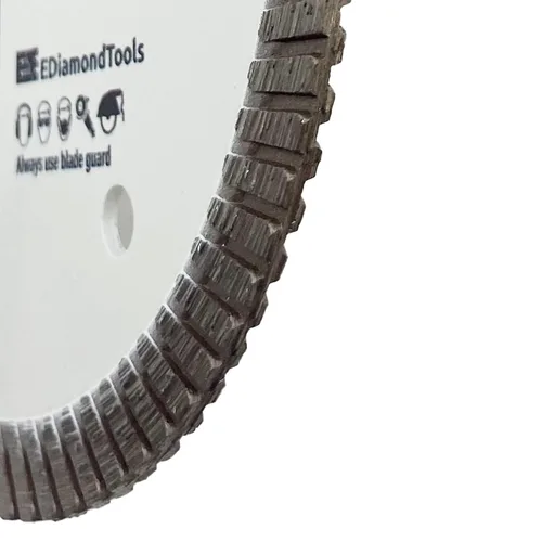 Miniatura 5 de Hojas de sierra de diamante de alto rendimiento de 5 pulgadas para granito, cuarzo y otras piedras de ingeniería, húmedo o seco, eje de 7/8"-5/8