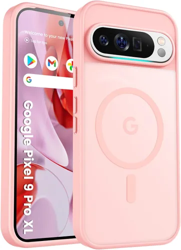Miniatura 146 de Funda para teléfono Google Pixel 9 Pro XL, Compatible con Magnético, Protección contra Caídas de Grado Militar Translúcida Mate Resistente a Golpes