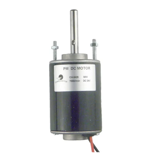 CHANCS Motor de engranaje eléctrico de poco ruido del eje común del poder más elevado CH-3420 24V DC 7000RPM del alto esfuerzo de torsión