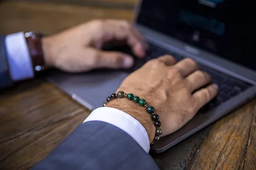 Miniatura 6 de Semita Pulseras de cristal curativo para hombres y mujeres