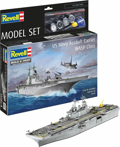 Miniatura 11 de Revell 05178 Kit de modelo a escala USS WASP Clase 1:700
