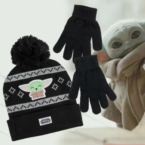 Miniatura 7 de Star Wars Mandalorian - Juego de gorro y guantes para niño