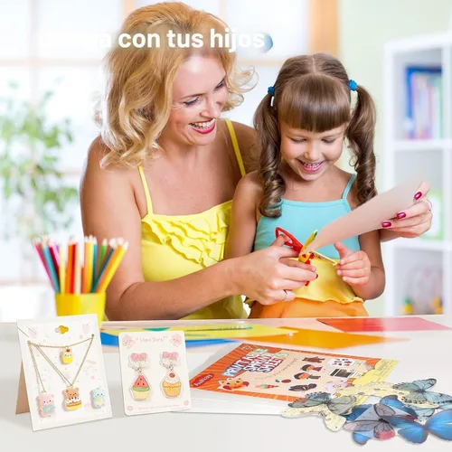 Miniatura 5 de Auihiay Hojas de plástico termorretráctil imprimibles, papel termorretráctil, arte termorretráctil para niños DIY llaveros de foto termorretráctil