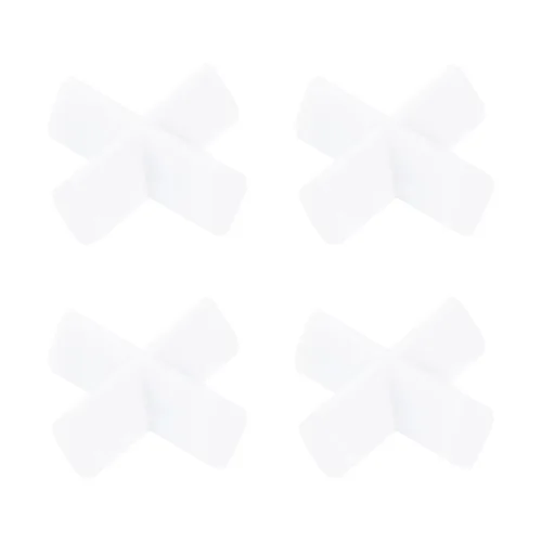 Miniatura 9 de MECCANIXITY Agitador magnético mezclador barra de agitación 10 mm (0.39 ") x10mm forma de cruz PTFE imán de revestimiento blanco para laboratorio 4