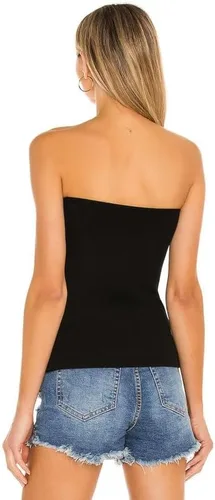 Miniatura 3 de Camisetas largas de algodón para mujer, sin tirantes, sexy, bandeau, 3 piezas