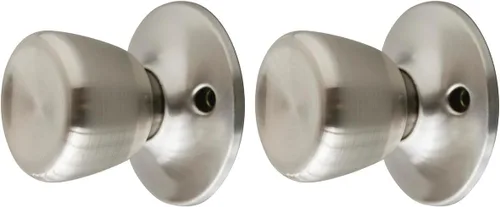 Design House 728386 - Pomo para puerta de terraza (níquel satinado, 2 unidades)
