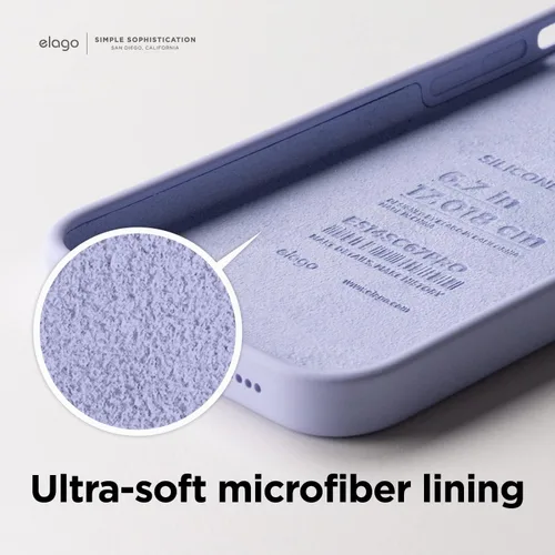 Miniatura 7 de elago Compatible con Funda para iPhone 14, funda de silicona líquida, funda protectora de cuerpo completo, a prueba de golpes, diseño delgado, forro
