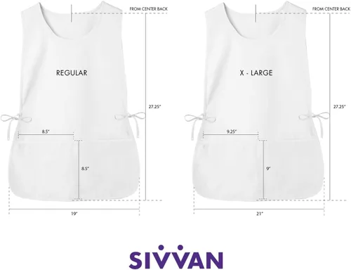 Miniatura 7 de Sivvan Delantal unisex - Delantal Cobbler 2-Pack Azul real