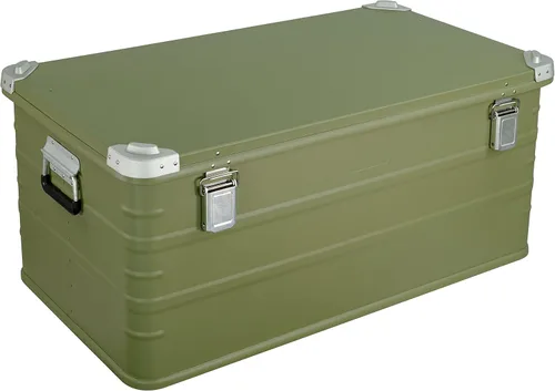Miniatura 18 de Eylar Caja de almacenamiento de aluminio cruzada para Overland, baúl, estuche de carga de metal, caja de almacenamiento (combo de 4 piezas, negro)