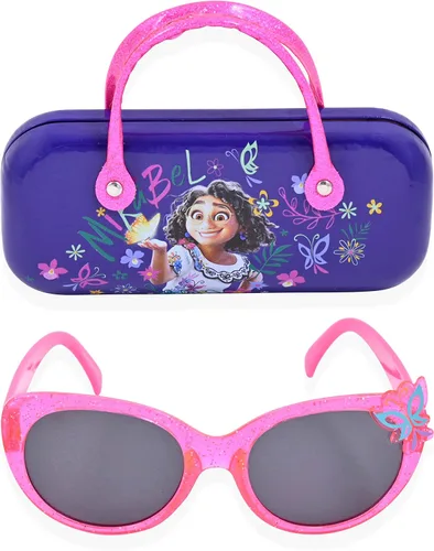 Disney Encanto - Gafas de sol para niñas con estuche a juego | Lindas gafas de sol para niñas