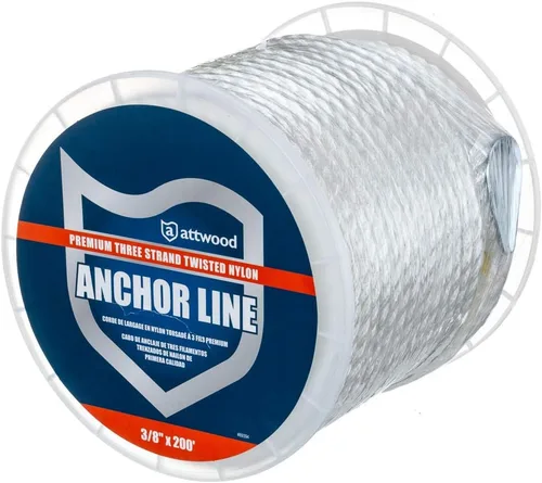 Miniatura 4 de Attwood Línea de anclaje trenzado de nylon con dedal
