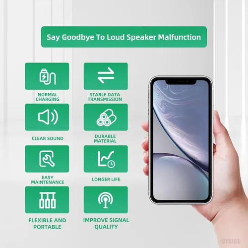 Miniatura 5 de Para iPhone Xs Max Puerto de Carga de Reemplazo Blanco OEM Auriculares Jack USB Carga Dock Conector Asamblea Micrófono Antanna Flex Cable