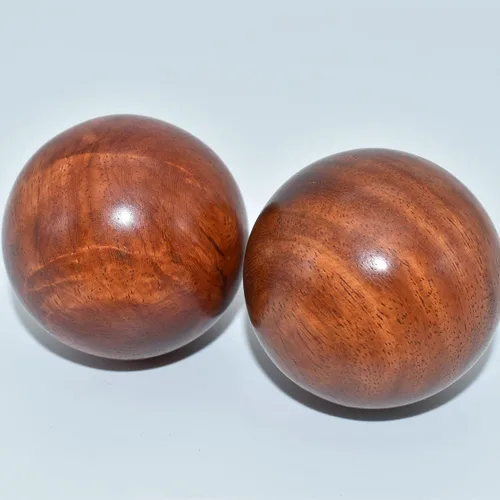 Miniatura 8 de Bolas de Baoding de 2 pulgadas para ejercicios de salud chinos, bolas de estrés de palisandro