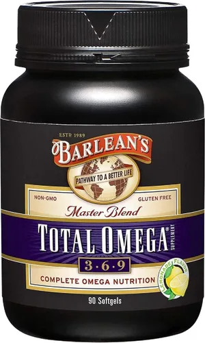 Miniatura 9 de Barlean's Total Omega 3 6 9 Orange Crème Suplemento de aceite de pescado líquido con borraja y aceite de linaza, 2,400 mg de Omegas EPA y DHA Plus