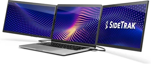 Miniatura 10 de SideTrak Swivel Pro - Monitor portátil ultra delgado de 13.3 pulgadas, pantallas para laptop FHD IPS 1080p con soporte + bisagra giratoria patentada