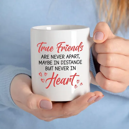 Miniatura 3 de Taza de café blanca de 2 mejores amigos, 11 onzas, 15 onzas, taza de amistad personalizada para mujeres, mejor amiga, mejor amiga, hermana, hermana