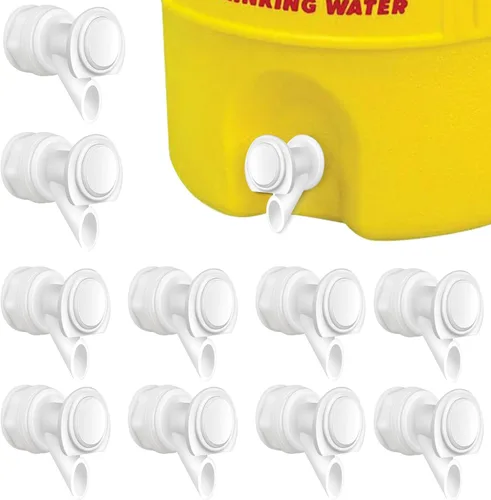 Miniatura 9 de 5 piezas de repuesto de espiga de agua con botón pulsador, grifo de agua reutilizable compatible con enfriador de agua Igloo de 2, 3, 5 y 10