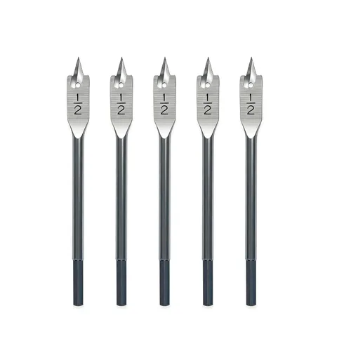 Miniatura 23 de Brocas helicoidales HSS M35 de 13/64 pulgadas, acero de alta velocidad, paquete de 10, adecuadas para aceros, hierro fundido, acero inoxidable