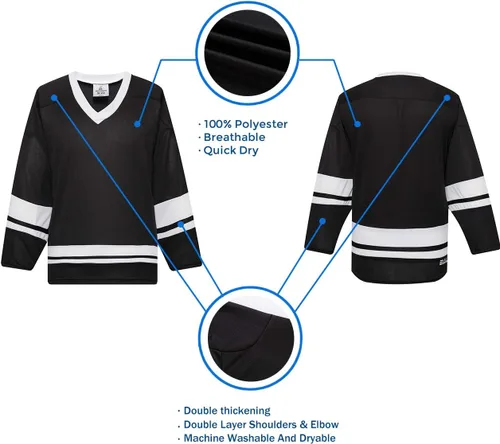 Miniatura 2 de EALER H400 Series Blank Ice Hockey Practice Jersey League Jersey Team Jersey