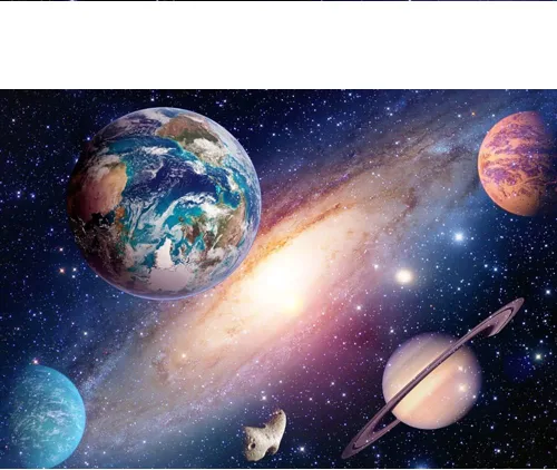 Miniatura 5 de Fondo de 5 x 3 pies con temática del espacio exterior del universo del sistema solar, universo, galaxia, fotografía, fondo, Vía Láctea, ciencia