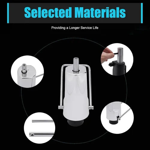 Miniatura 3 de Bomba hidráulica para silla de peluquería, bomba hidráulica de repuesto de silla de belleza de 4 pernos, carga de 440 libras, altura ajustable