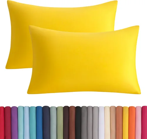 Miniatura 37 de BEDSUM Funda de almohada de microfibra para el cuerpo, suave, resistente a las arrugas y de fácil cuidado con cierre de sobre para adultos y mujeres