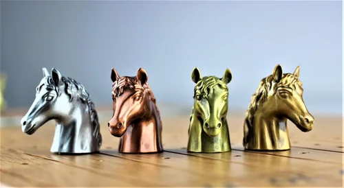 Miniatura 2 de Juego de mesa de carreras de caballos de metal con tablero de juego de madera gruesa y maciza de carreras de caballos (22 pulgadas, natrual), 11
