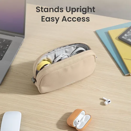 Miniatura 3 de tomtoc Organizador de Electrónicos Estuche de Viaje, Bolsa de Viaje Resistente al Agua Organizador de Cables para Artículos Esenciales, Bolsa