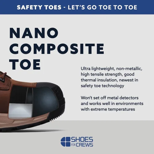 Miniatura 5 de Shoes for Crews Toby II - Zapatos de trabajo antideslizantes y ligeros para hombre