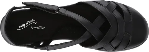 Miniatura 5 de Easy Street Garrett - Sandalias planas de piel sintética con tiras, Rojo