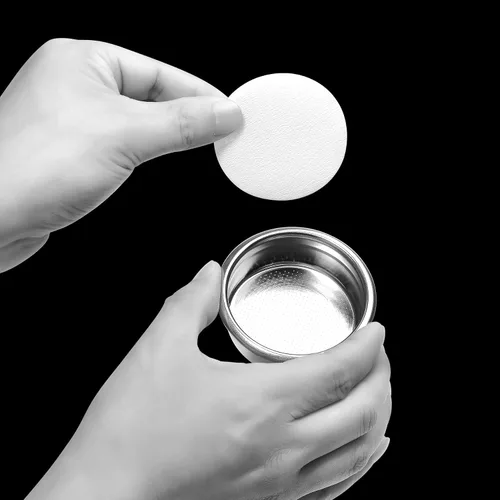 Miniatura 4 de Normcore Filtros de papel espresso de 2.087 in con tubo de almacenamiento, paquetes de filtros de repuesto, filtro de café de papel compatible