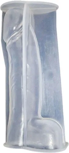 renvena Moldes de vela genital para hombre, molde de vela genital 3D para hombre, molde de cera para bricolaje, moldes de resina tipo C 4.7 in