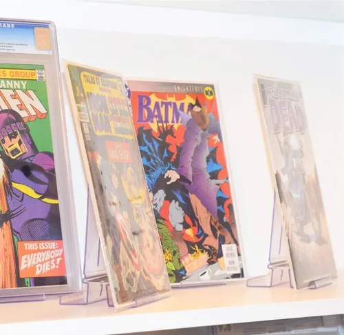 Miniatura 5 de CollectorMount Soporte para cómic, 3 unidades, soporte para cómics o exhibición de montaje en pared, invisible y ajustable