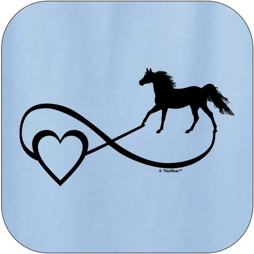 Miniatura 2 de Sudadera con capucha con símbolo del infinito de los amantes de los caballos