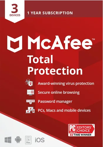 Miniatura 7 de McAfee Protección total 2022 3 dispositivos Software de seguridad antivirus de Internet VPN, administrador de contraseñas, monitoreo de web