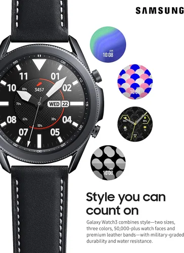 Miniatura 2 de Reloj inteligente Samsung Galaxy Watch 3 (1.772in, GPS, Bluetooth) con monitoreo de salud avanzado, seguimiento de fitness y batería de larga