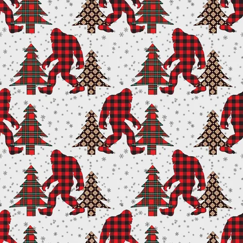 Miniatura 2 de Papel de regalo de lujo de Navidad con diseño de pie grande, papel de regalo grueso para árbol de Navidad, decoración de Navidad Sasquatch