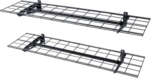 Miniatura 6 de VEVOR Estantería de garaje montada en la pared, estantes resistentes de 1 x 4 pies, estante de almacenamiento flotante de capacidad de carga de 400