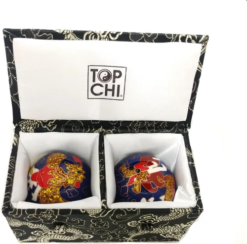 Miniatura 2 de Top Chi Pelotas Baoding de dragón y fénix de primera calidad. Bolas chinas de salud para terapia de manos, ejercicio y alivio del estrés