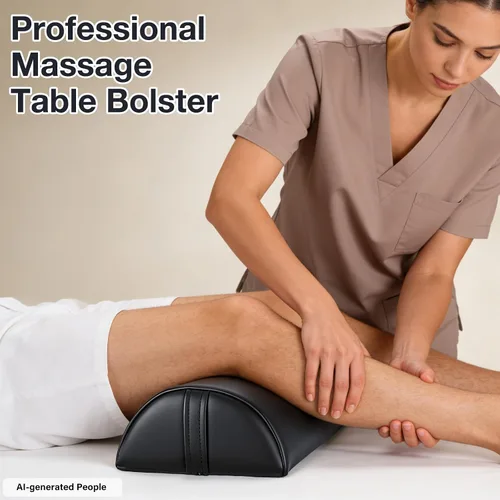 Miniatura 7 de Noverlife Cojines de Masaje Grandes Mejorados para Debajo de las Piernas, 24 x 8 x 4 pulgadas Cojín de Pierna para Mesa de Masaje Almohada de Media