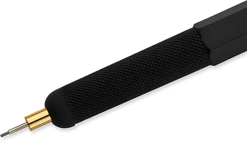 Miniatura 2 de Lápiz mecánico retráctil rOtring 800, 0.02 pulgadas, barril negro, Negro Barril