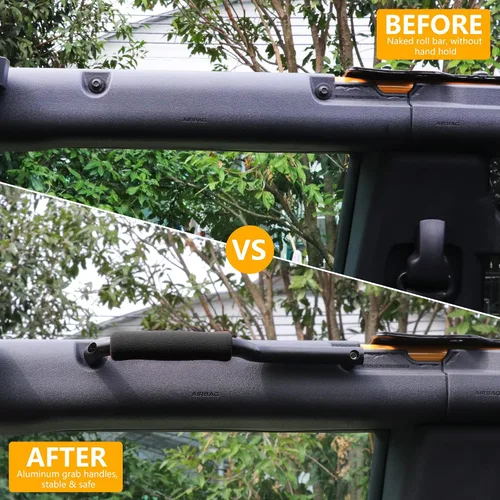 Miniatura 2 de Asas de aluminio para Ford Bronco de 4 puertas de tamaño completo para asiento delantero y trasero trasero 2021 2022 2023 2024 2025 2026, accesorios