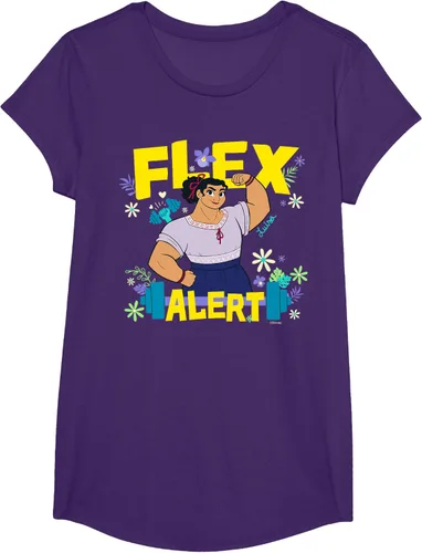 Miniatura 14 de Disney Encanto Luisa Madrigal Flex Alert Camiseta, Negro