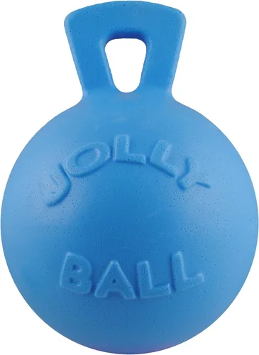 Jolly Pets Tug-n-Toss - Pelota de juguete resistente para perros con asa, 10 pulgadas/XL, arándano para todos los tamaños de raza Azul (Arándano)
