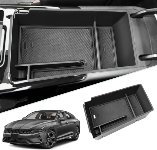 SKTU para 2021 2022 2023 2024 Kia K5 Organizador de Consola Central 2023 2024 K5 Caja de Almacenamiento Organizador Contenedor Reposabrazos Inserto