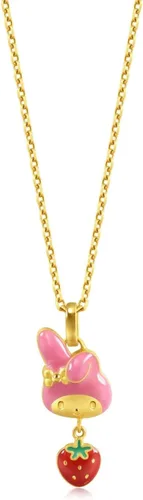 Miniatura 2 de Chow Sang Sang Sanrio - Colgante de oro macizo 9999 de 24 quilates My Melody con fresa para mujeres y niñas 75427P no incluye el collar